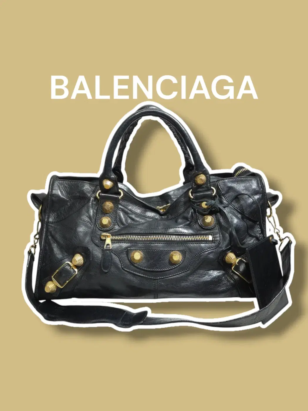 BALENCIAGA 발렌시아가 자이언트 모터백 감정서포함 /1024